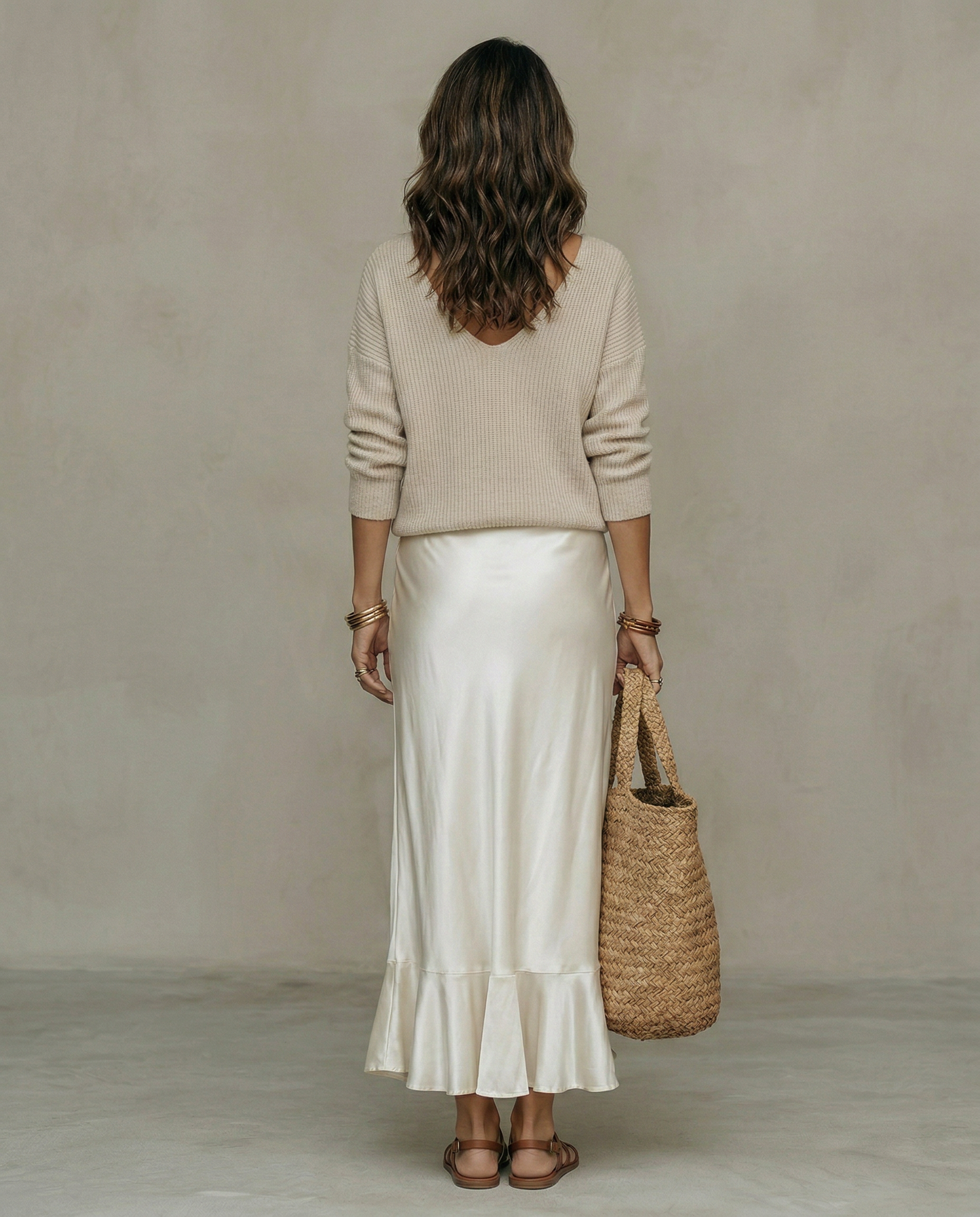 Vestido Elena | Vestido de satén con suéter incluido.