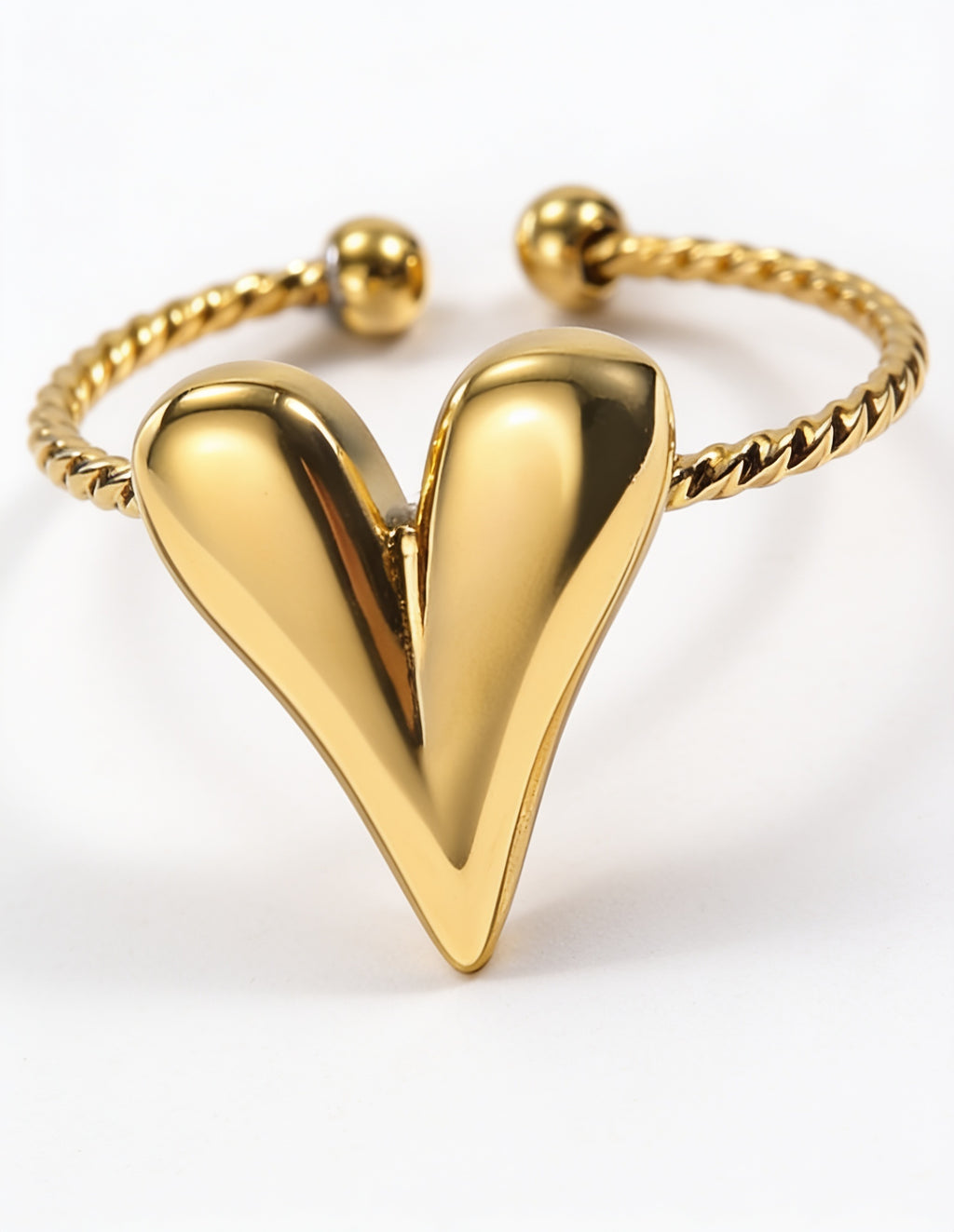 Anillo Corazón Circón
