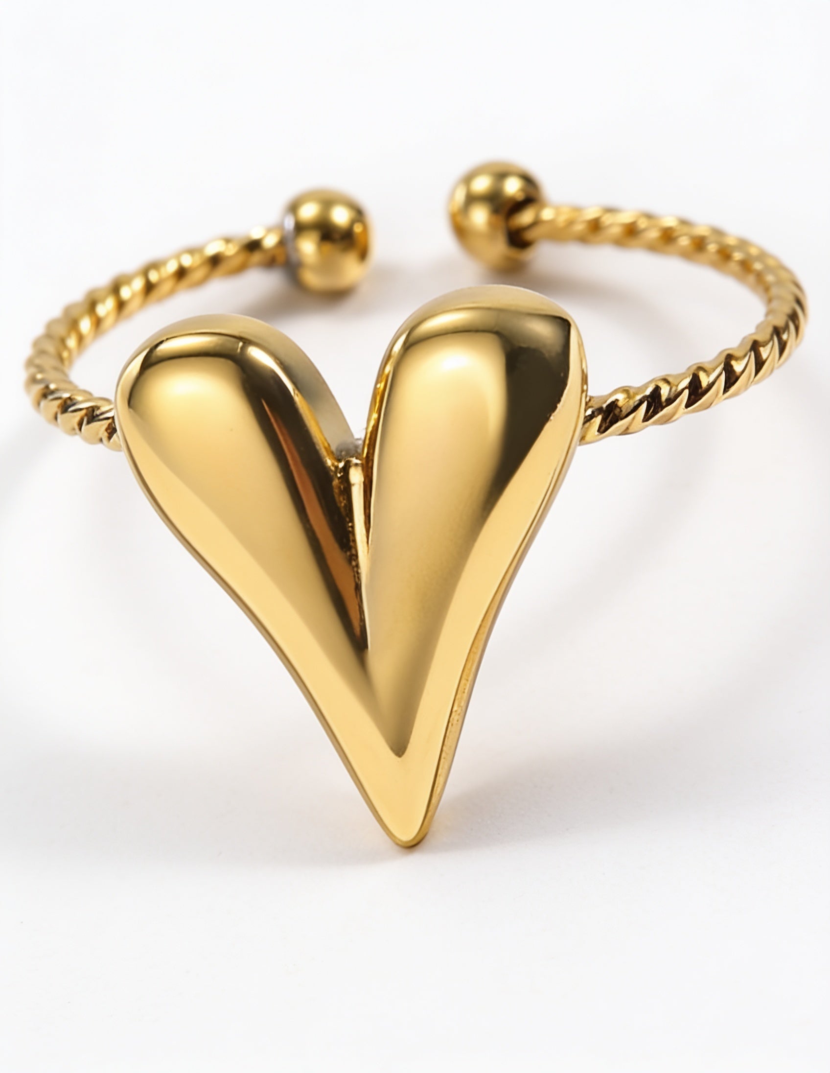Anillo Corazón Circón