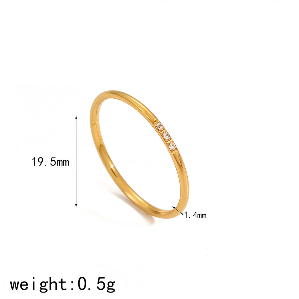 Anillo Minimalista Oro 18k